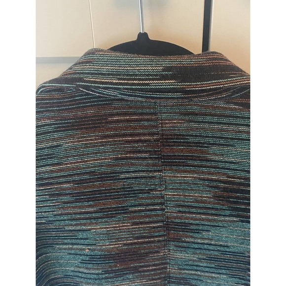 M Missoni Stretch Blazer size 42 - wool blend - green multicolor stripe - Picture 5 of 8